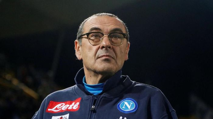 Maurizio Sarri kini mengemban tugas sebagai pelatih Juventus. (Foto: Ciro De Luca/Reuters)