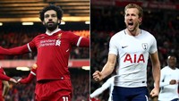 Musim ini Mohamed Salah (Liverpool) sudah mencetak 31 gol, diikuti Harry Kane (Tottenham Hotspur) dengan 28 gol. Siapa pun yang nanti jadi pemain tersubur, top skorer musim ini dipastikan melewati kisaran minimal 30 gol. (Foto: Olahan Clive Brunskill/Getty Images)