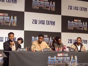 Bintang Film Black Panther Kagumi Keramahan Publik Seoul