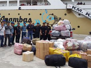 Jaga Perairan Belawan, TNI AL Amankan Barang Ilegal Penumpang
