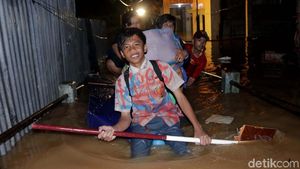 Kondisi Terkini Banjir di Kampung Arus