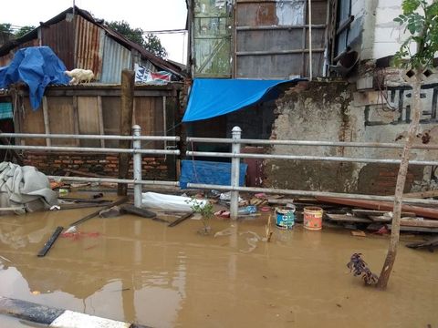 Kampung Pulo Jakarta Timur Banjir Sedada 