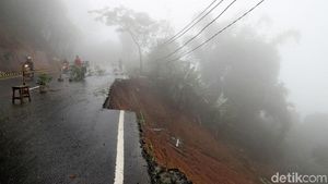 Kondisi Terkini Lokasi Longsor di Puncak