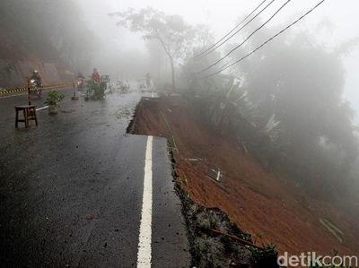 Kondisi Terkini Lokasi Longsor di Puncak
