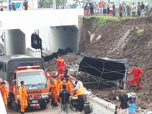 Melihat Kondisi Terkini Lokasi Longsor di Bandara Soetta