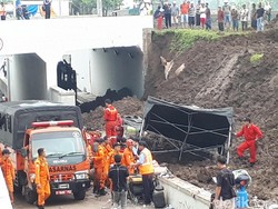 Waskita Evaluasi Konstruksi Underpass di Bandara Soetta yang Longsor