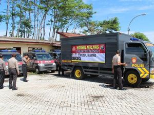 Polisi Probolinggo Kirim Bantuan Kemanusiaan ke Asmat