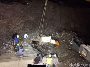 Dinding Jalur Kereta Bandara Dekat Longsor Soetta akan Diperkuat