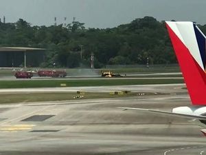 Penerbangan Tertunda di Bandara Changi Usai Insiden Singapore Airshow