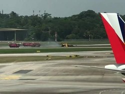 Penerbangan Tertunda di Bandara Changi Usai Insiden Singapore Airshow