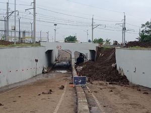 Polisi: Ada Keretakan di Underpass Jalur Kereta Bandara Soetta