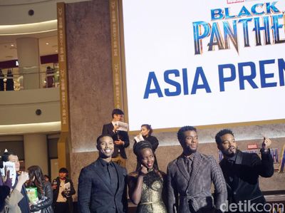 Keseruan Premier Black Panther di Seoul