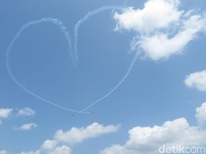 Di Singapore Airshow, Menhan Tonton Aksi Tim Jupiter TNI AU