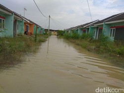 Banjir di Komplek Rumah DP 1% Jokowi Terjadi Sejak Jumat