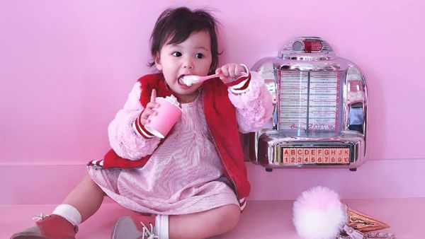 Imutnya Gadis Kecil Berdarah Filipina, AS, dan Korsel Ini