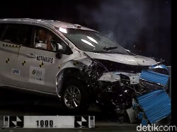 Tes Tabrak, Mitsubishi Xpander Dapat 4 Bintang