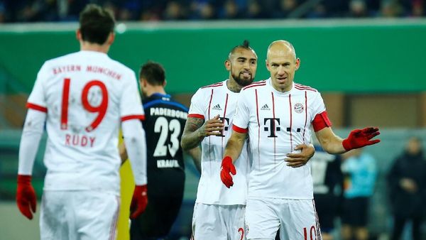 Pesta Setengah Lusin Gol Bayern Munich