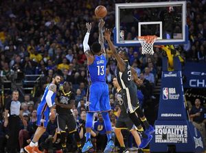 Westbrook-George Bawa Thunder Permalukan Warriors Westbrook-George Bawa Thunder Permalukan Warriors