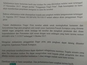 Pemkot Surabaya Tak Pernah Wajibkan Apartemen Gunakan Fingerprint