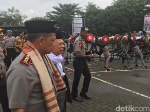 Kapolri dan Maruf Amin Hadiri Ground Breaking Mapolresta Tangerang