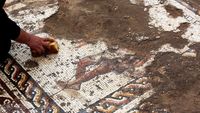 Lantai Mosaik Langka Berusia 1.800 Tahun Ditemukan di Israel