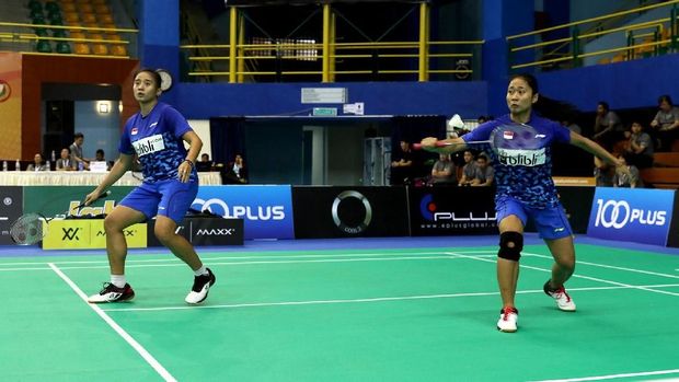 Anggia Shitta Awanda/Ni Ketut Mahadewi Istirani memastikan kemenangan Indonesia atas India di babak perempat final Kejuaraan Beregu Asia 2018.