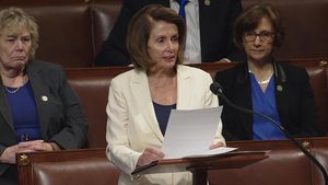 Umur 77 Tahun, Nancy Pelosi Pidato 8 Jam di Parlemen AS