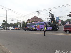 Demo Sopir Truk Bubar, Arus Lalin Magelang-Yogya Kembali Normal