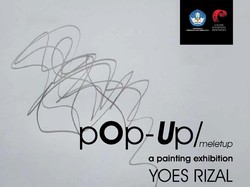 25 Lukisan Abstrak Yoes Rizal Dipamerkan di Galeri Nasional Indonesia