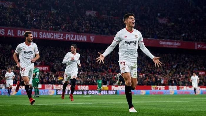 Para pemain Sevilla di Copa del Rey. (Foto: Aitor Alcalde/Getty Images) Para pemain Sevilla di Copa del Rey. (Foto: Aitor Alcalde/Getty Images)