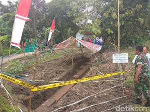 Warga Sidoarjo Temukan Batu Kuno Diduga Peninggalan Majapahit