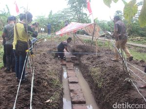 Batu Kuno Peninggalan Majapahit di Sidoarjo Cikal Bakal Hutan Tarik