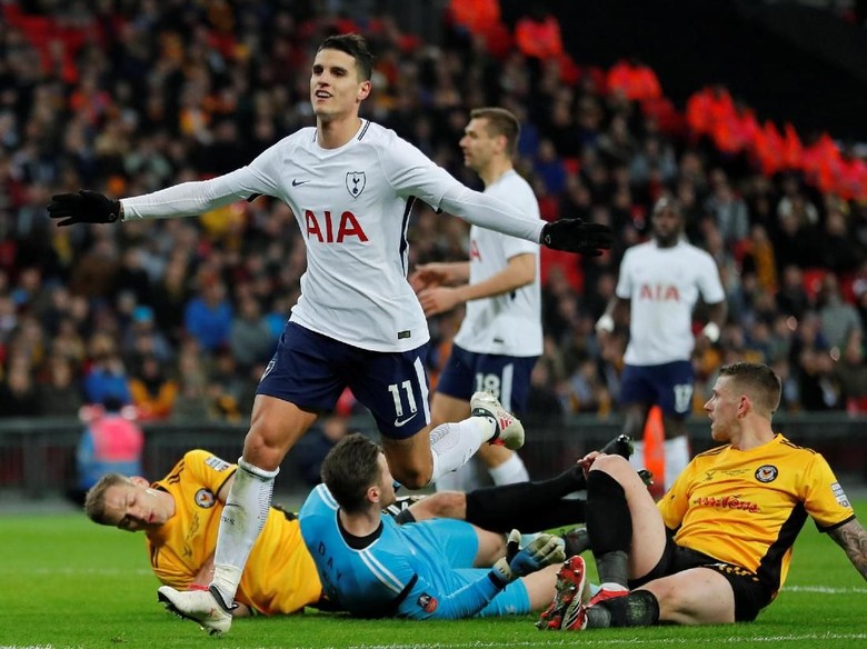 Kalahkan Newport County 2-0, Spurs Lolos ke Babak Kelima Kalahkan Newport County 2-0, Spurs Lolos ke Babak Kelima
