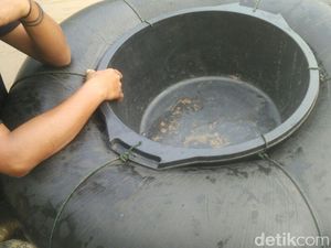 Ini Ban Modifikasi yang Dipakai Anak SD Seberangi Sungai di Bantul