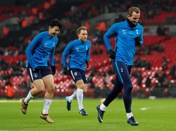 Di Inggris, trio milik Tottenham Hotspur sudah bikin 47 gol di Premier League dan Liga Champions. Rinciannya adalah Harry Kane (28), Son Heung-min (11), dan Christian Eriksen (8). (Foto: Eddie Keogh/Reuters)