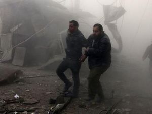 Serangan Rezim Suriah Tewaskan 75 Warga Sipil di Ghouta Timur