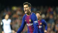 Philippe Coutinho ditebus seharga 125 juta euro oleh Barcelona ketika pindah dari Liverpool. Coutinho jadi gelandang paling mahal sejauh ini. Foto: Heino Kalis/Reuters