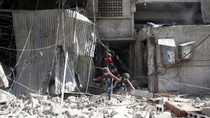 Potret Memprihatinkan Ghouta Timur Usai Digempur Rezim Assad
