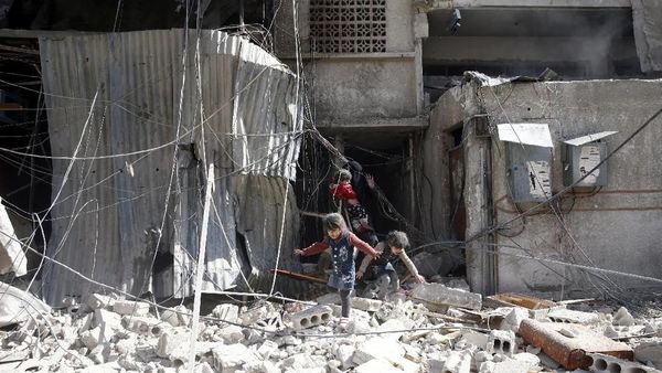Potret Memprihatinkan Ghouta Timur Usai Digempur Rezim Assad