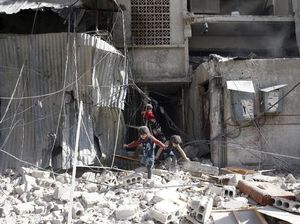 Potret Memprihatinkan Ghouta Timur Usai Digempur Rezim Assad