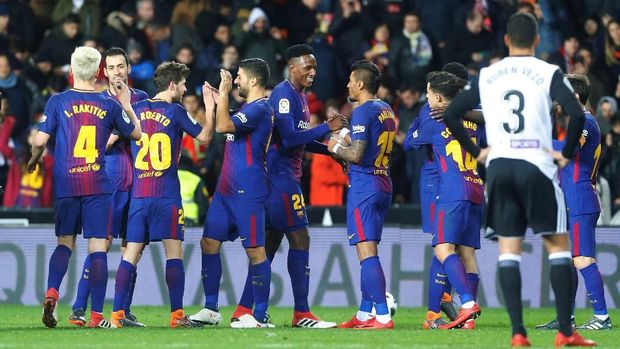 Rekor tidak terkalahkan Barcelona di Liga Spanyol dalam ancaman Atletico Madrid.