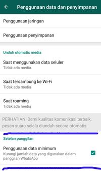 Menghemat Kuota Saat  Menggunakan WhatsApp