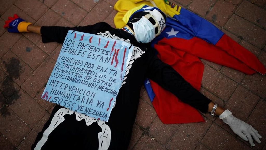 Ada Tengkorak Tergeletak di Pinggir Jalan Venezuela