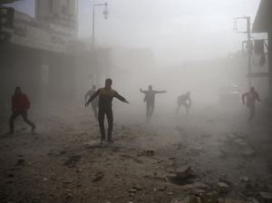 Pasukan Suriah Kembali Bombardir Ghouta Timur, 77 Warga Sipil Tewas