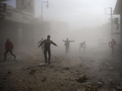 Pasukan Suriah Kembali Bombardir Ghouta Timur, 77 Warga Sipil Tewas