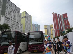 Peserta Berdatangan, Wisma Atlet Kemayoran Berdenyut