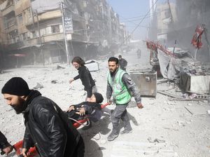 Konvoi Bantuan Kemanusiaan Tak Bisa ke Ghouta Timur, PBB Frustrasi Konvoi Bantuan Kemanusiaan Tak Bisa ke Ghouta Timur, PBB Frustrasi