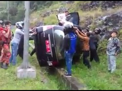 Viral Video Kecelakaan Mobil di Solok, Istana: Bukan Rombongan Jokowi