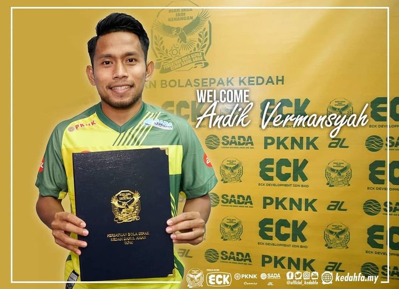Resmi! Andik Vermansah Gabung Kedah FA Resmi! Andik Vermansah Gabung Kedah FA