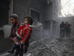 Ghouta Timur Dibombardir Rezim Suriah, Rusia Minta DK PBB Sidang